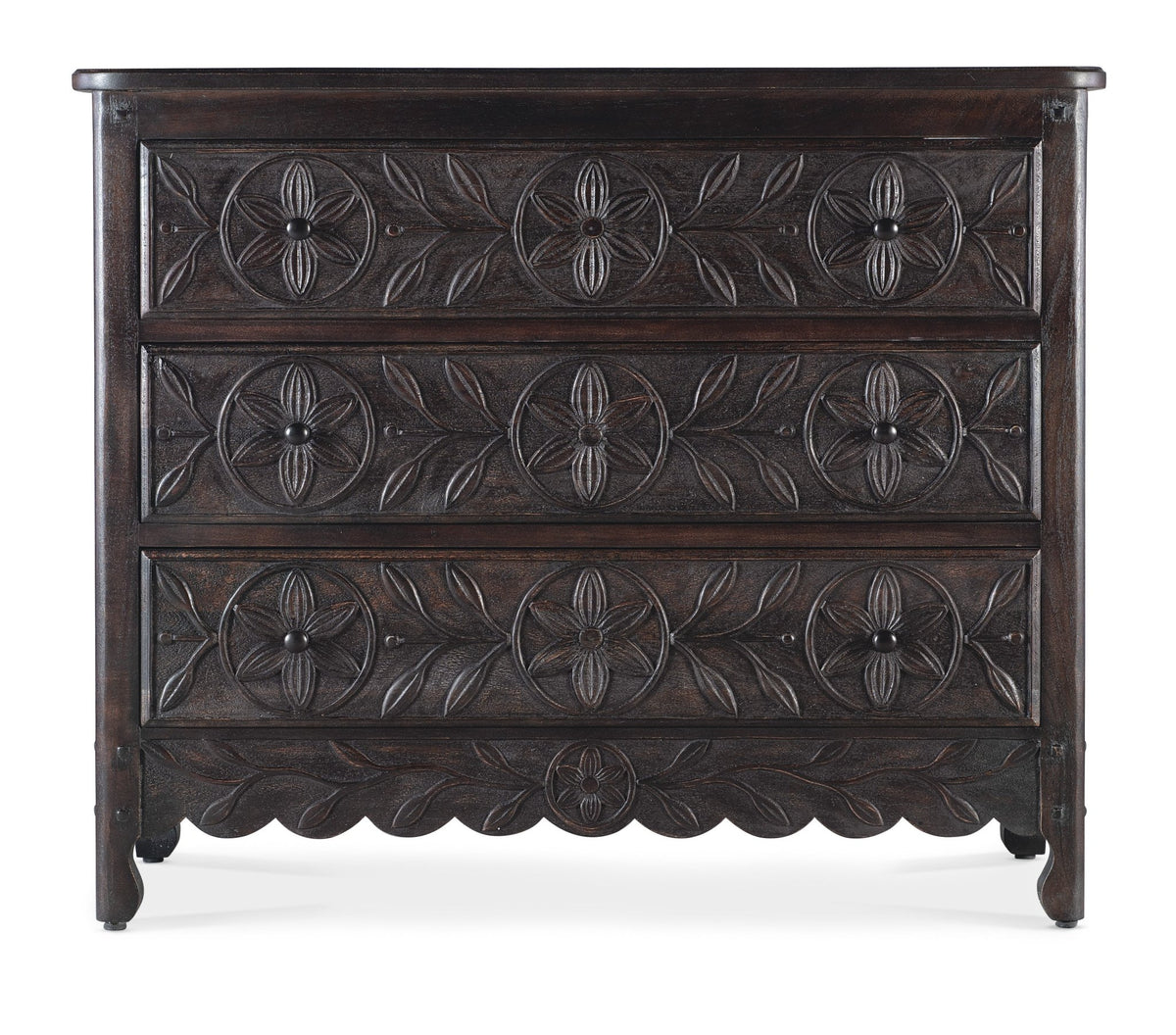 Commerce & Market Flora Three-Drawer Chest Cabinets & Chests| Hooker