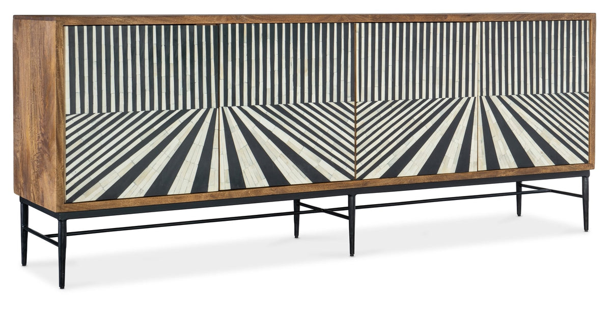 Commerce & Market Linear Perspective Credenza TV Units| Hooker