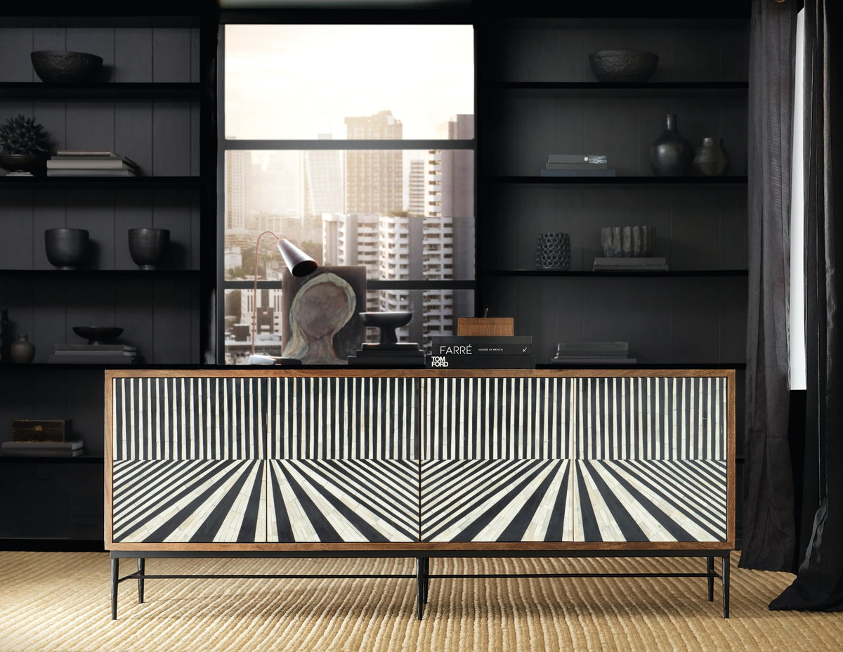 Commerce & Market Linear Perspective Credenza TV Units| Hooker