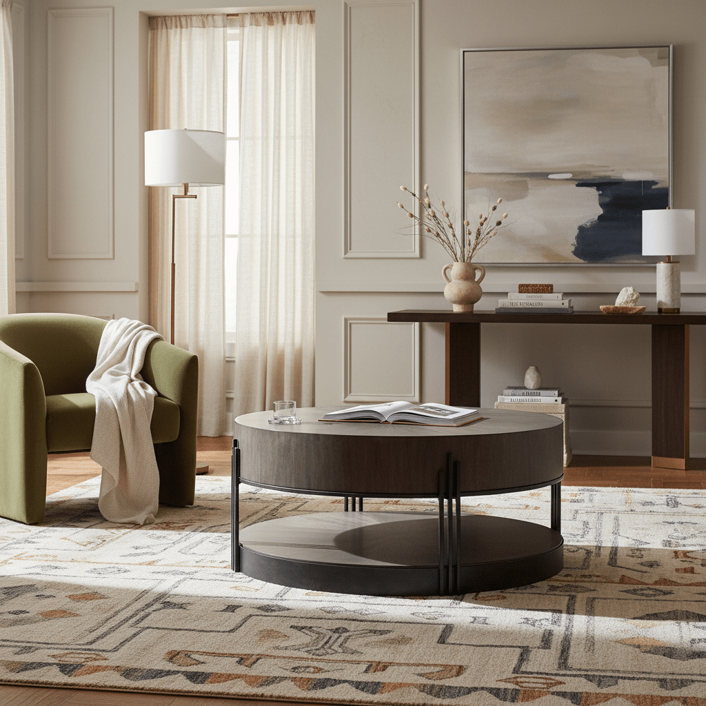 Commerce & Market Skyline Cocktail Table Coffee Tables| Hooker
