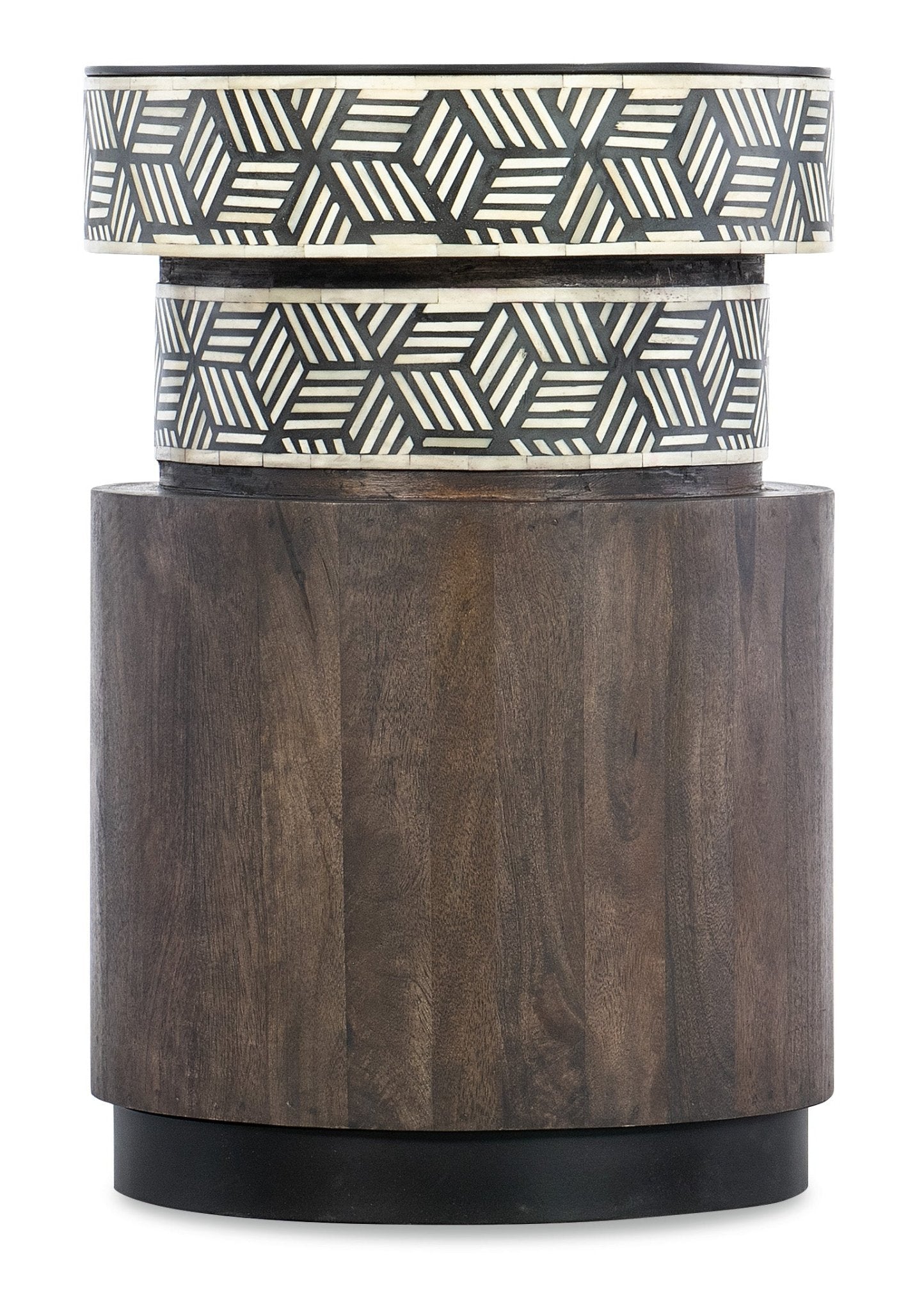 Commerce & Market Vector Round Side Table Accent & End Tables| Hooker