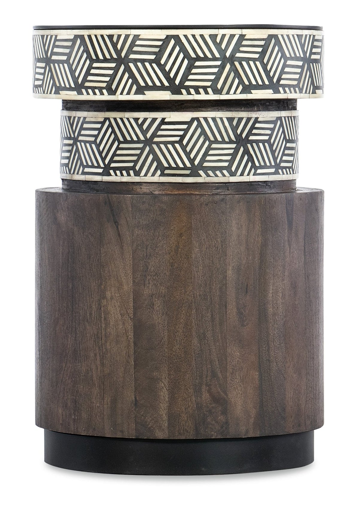 Commerce & Market Vector Round Side Table Accent & End Tables| Hooker