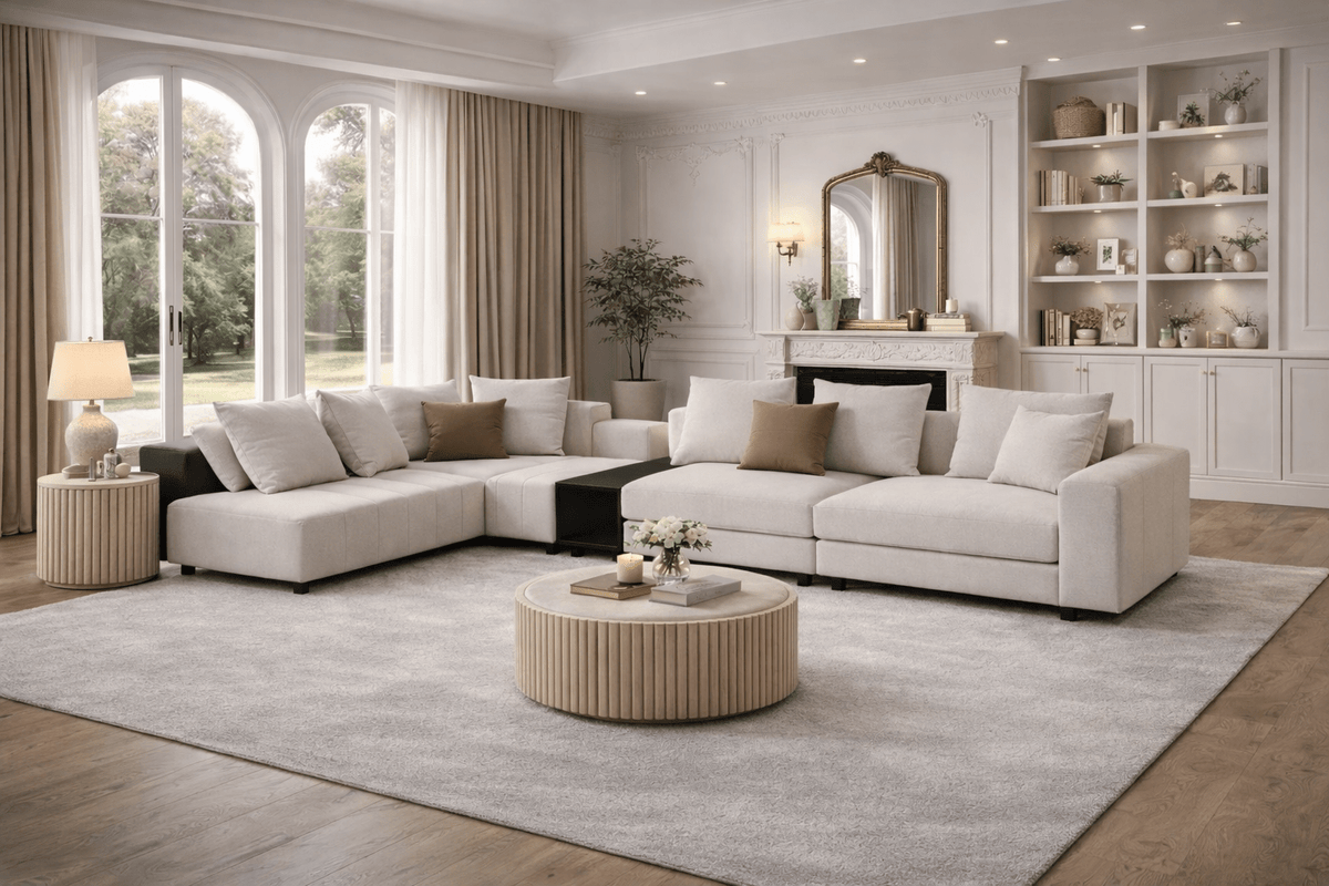 Como 3 Seater Left Arm Sectionals| Roots Furniture