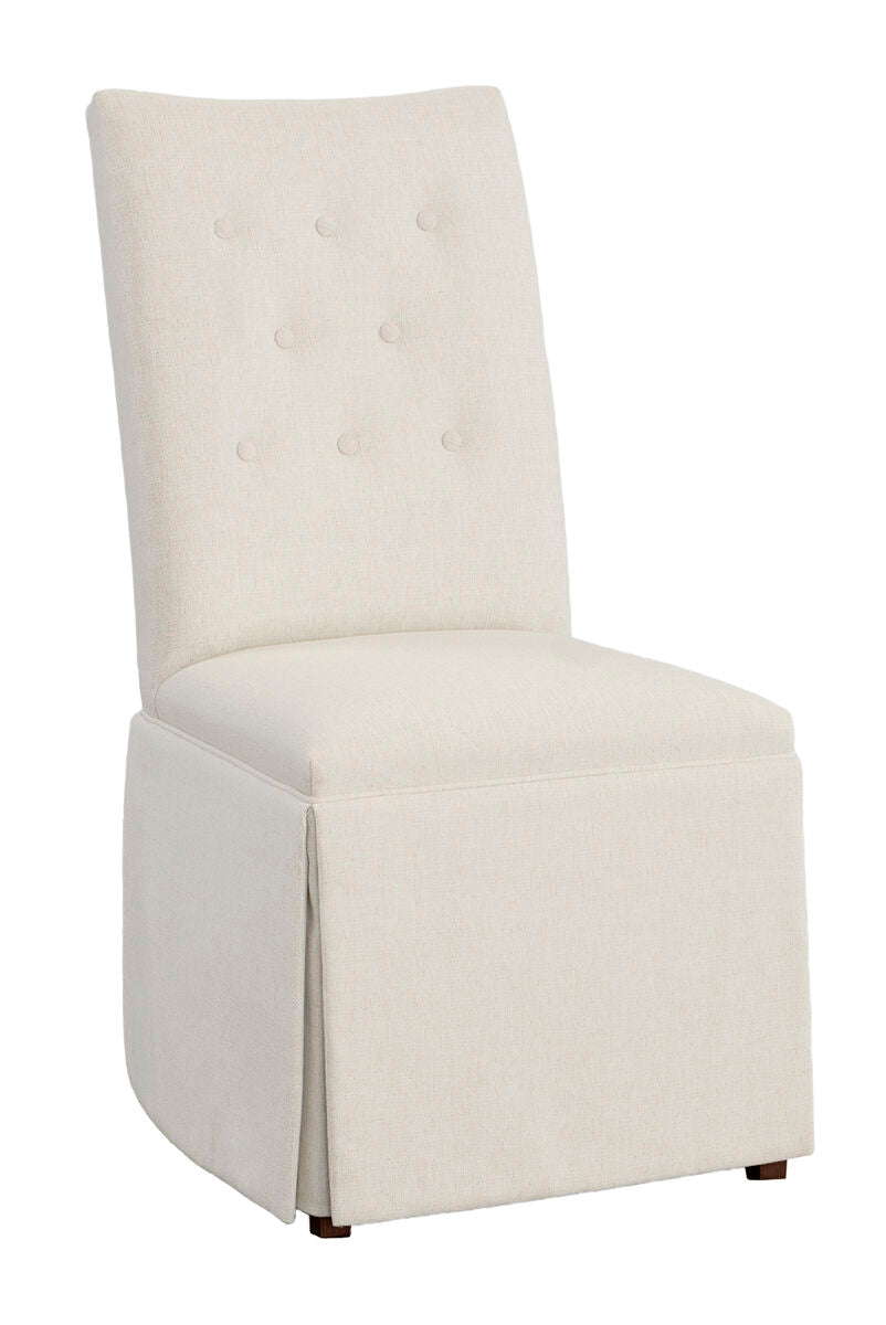Concave Tall Back Skirted Dining Chair Dining Chairs| Fairfield Chair