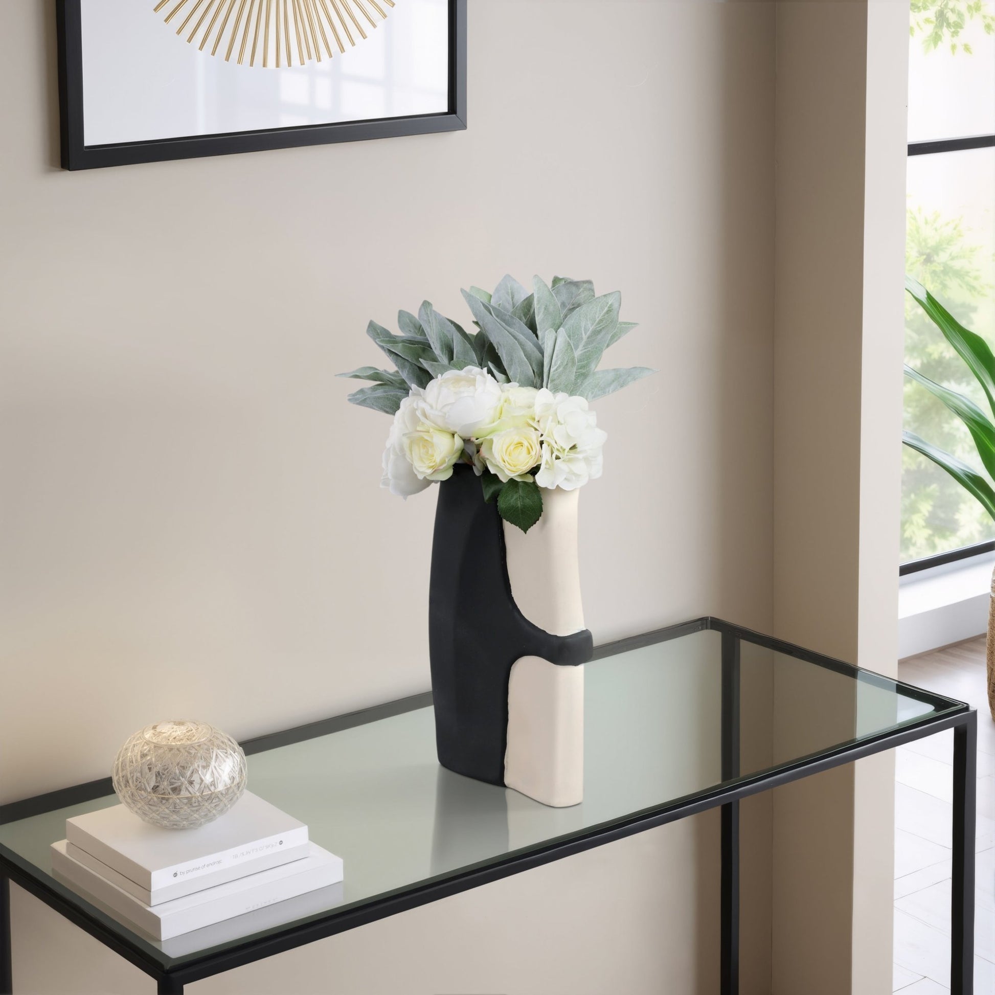 Concord Black Ecomix Vase Vases and Jars| Sagebrook Home