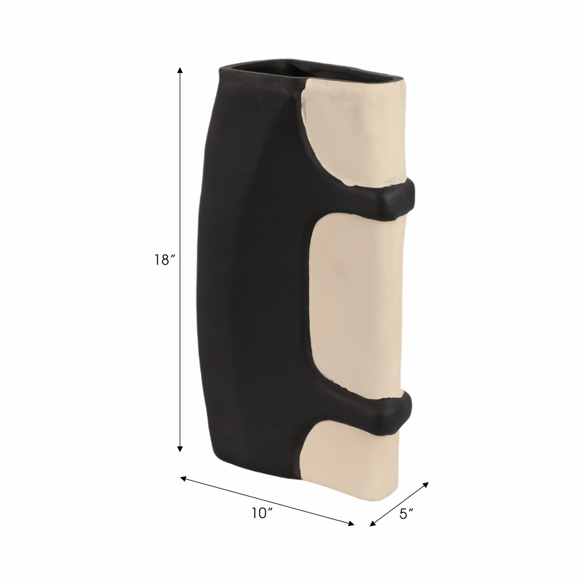 Concord Black Ecomix Vase Vases and Jars| Sagebrook Home