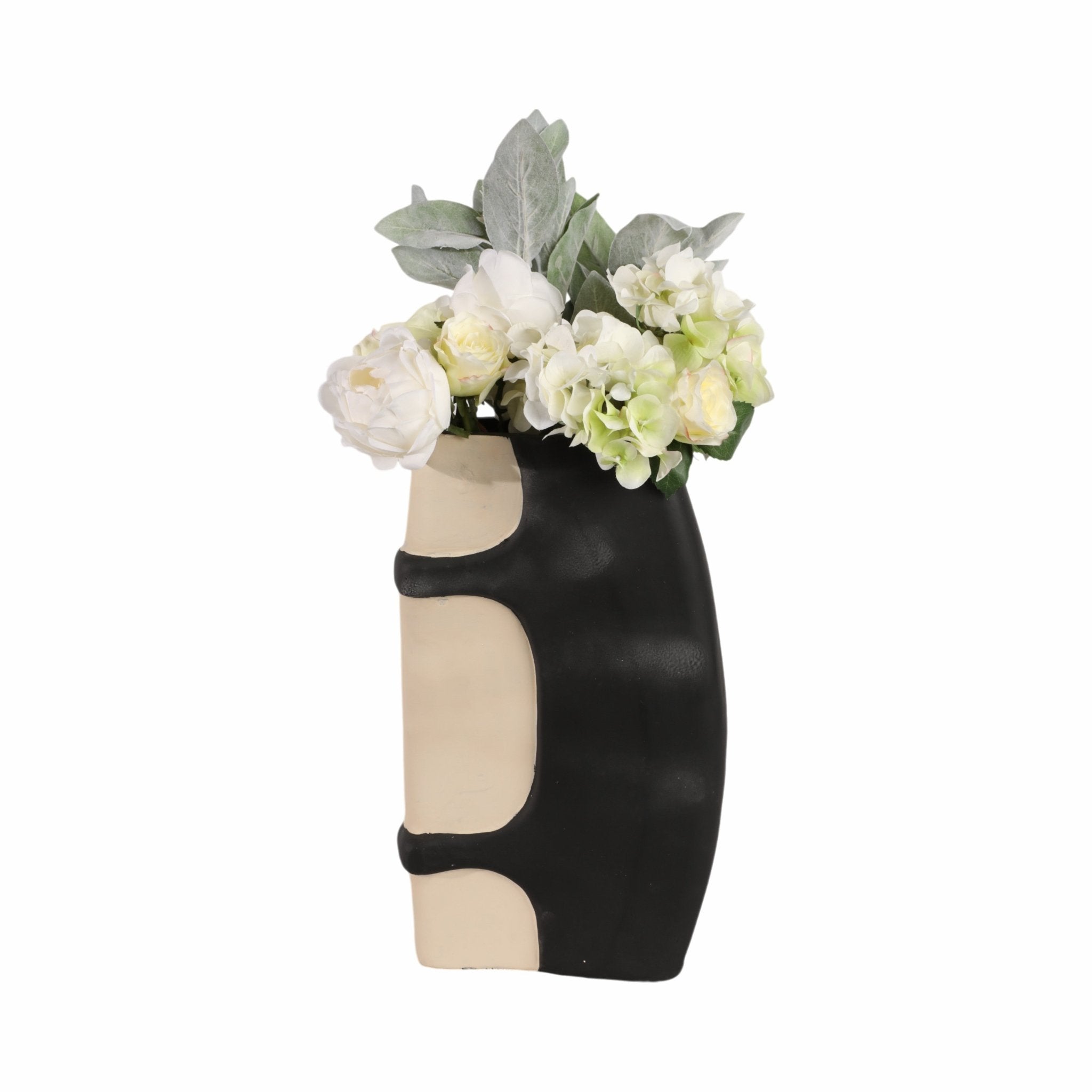 Concord Black Ecomix Vase Vases and Jars| Sagebrook Home