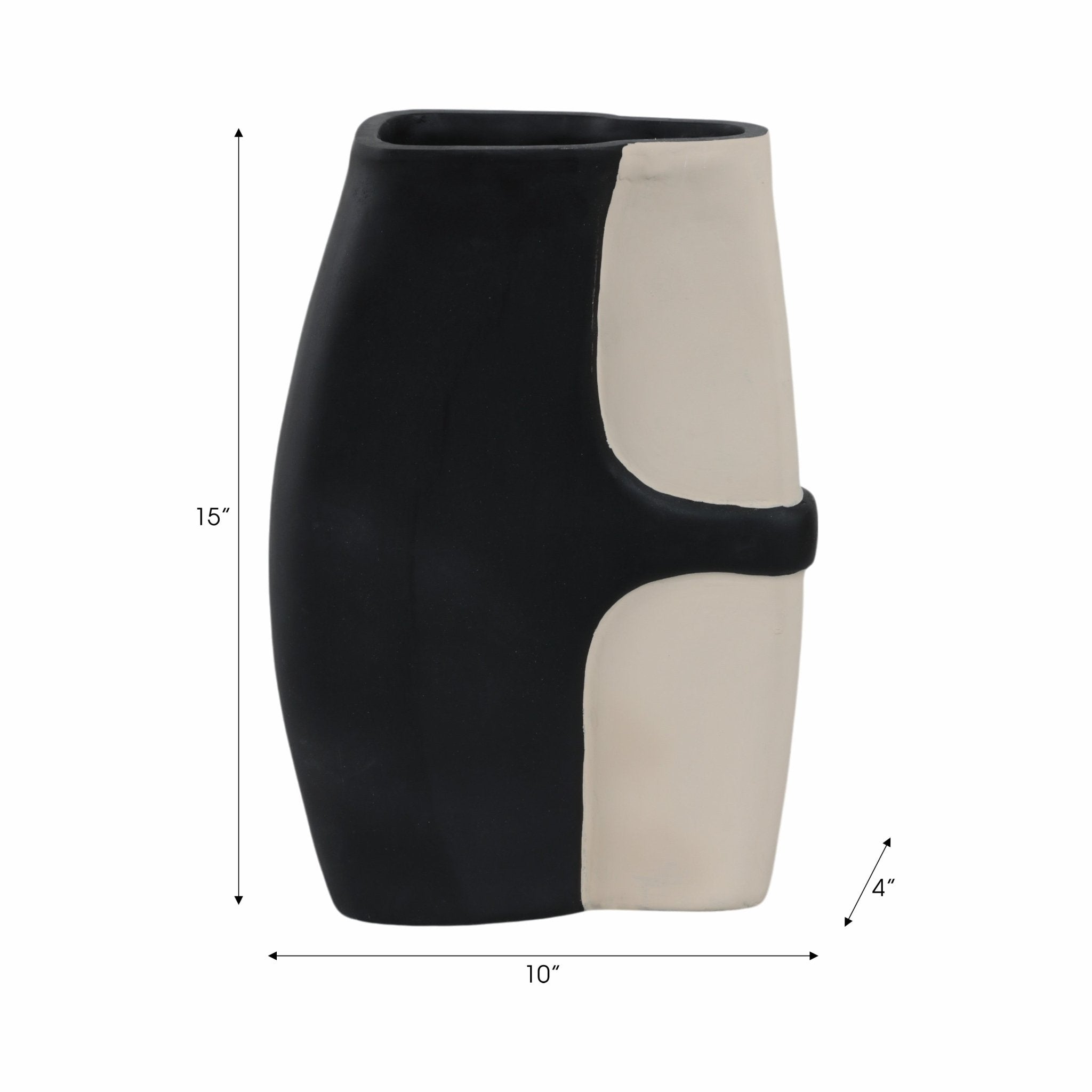 Concord Black Ecomix Vase Vases and Jars| Sagebrook Home