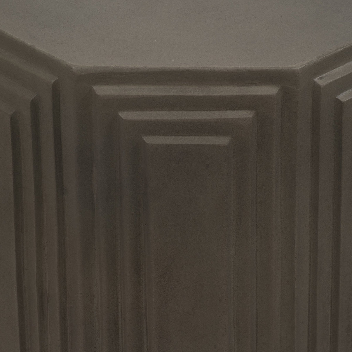 Concrete, 18" Geometric Accent Table, Dark Grey Accent & End Tables| Sagebrook Home