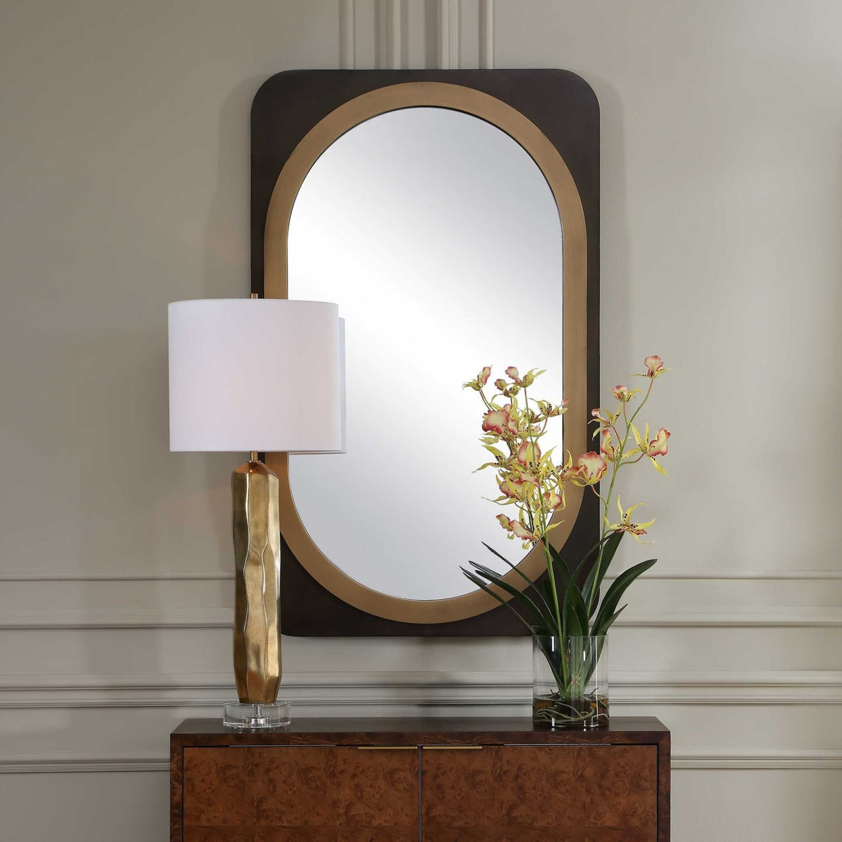 Condesa Bronze & Gold Mirror Mirrors| Uttermost