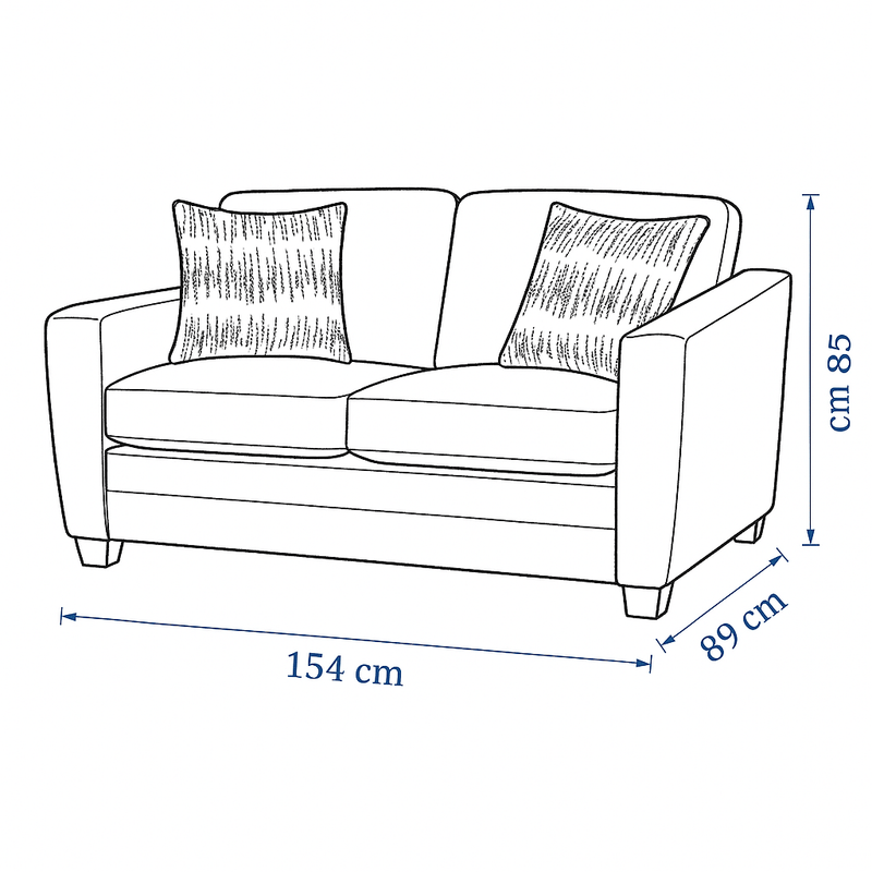 Confa Beige Living Room Set (Sofa + 2 Loveseat) - Al Rugaib Furniture