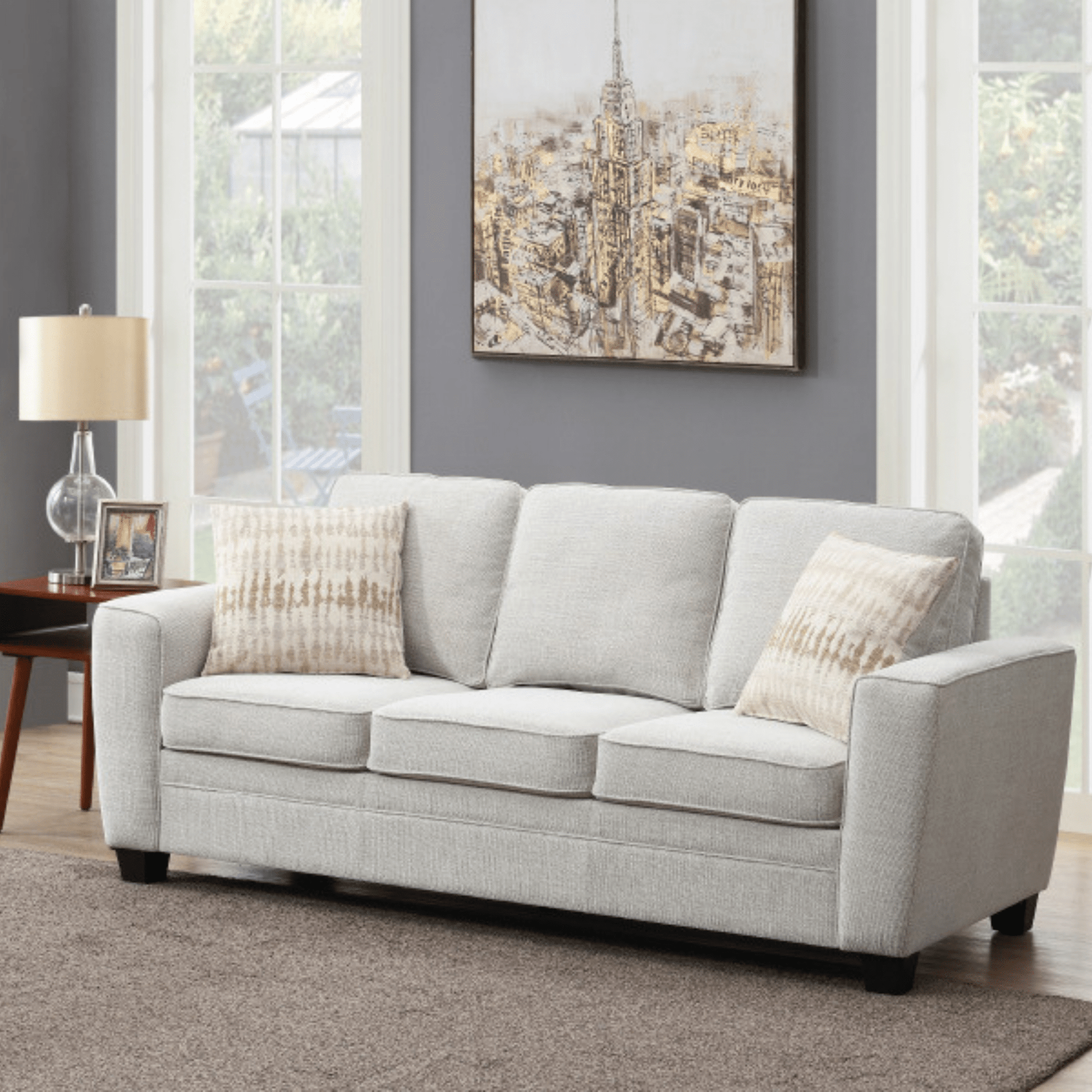 Confa Beige Living Room Set (Sofa + 2 Loveseat) Living Room Sets| Roots Furniture