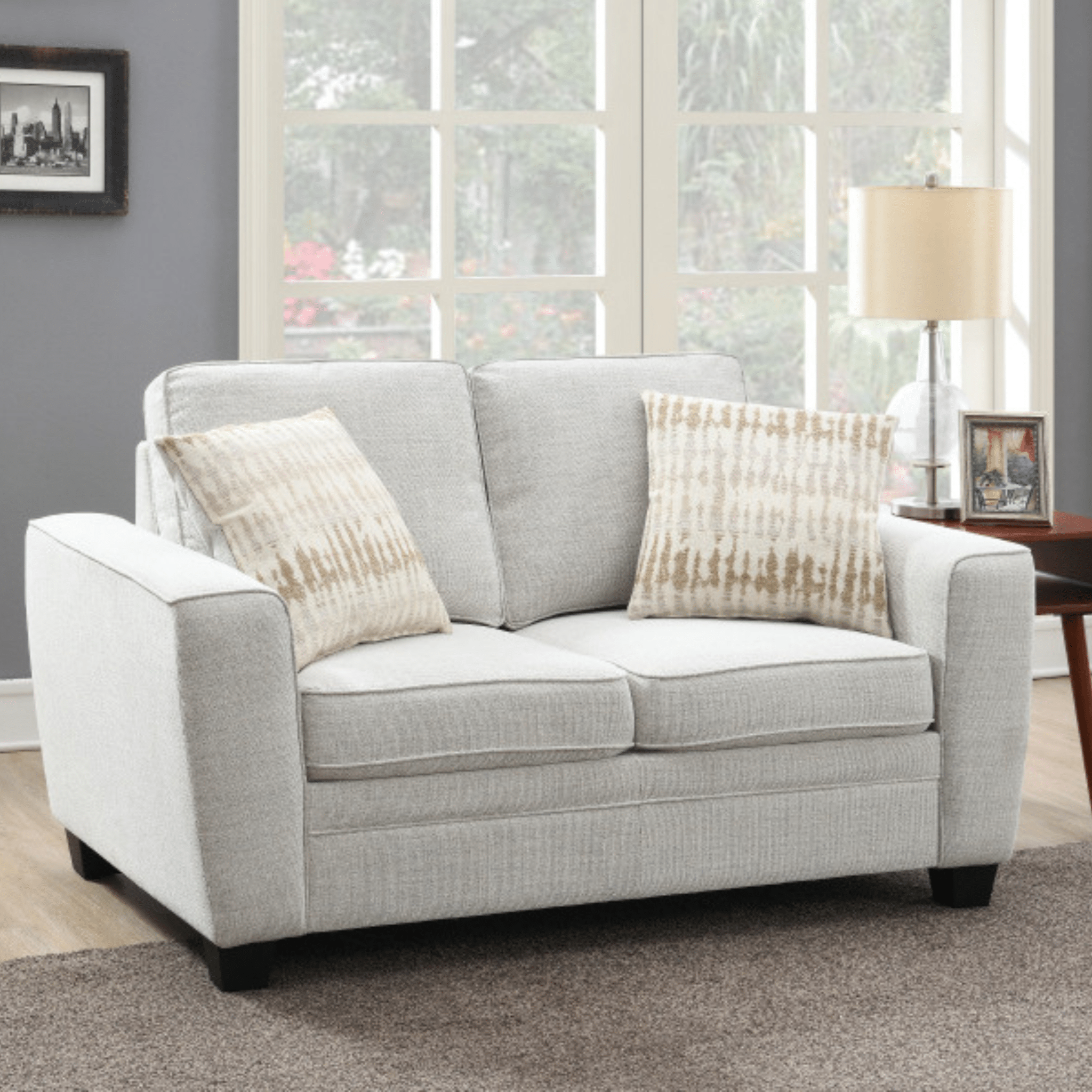 Confa Beige Living Room Set ( Sofa + Loveseat) - Al Rugaib Furniture