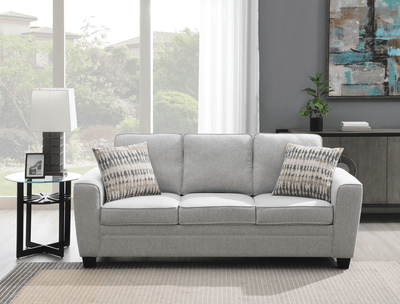 Confa Grey Living Room Set (Sofa + Loveseat + Chair) - Al Rugaib Furniture