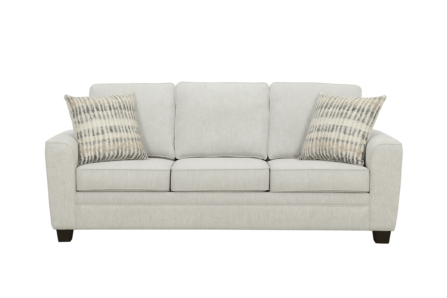 Confa Grey Sofa with Two Pillows Sofas & Loveseats| Roots Furniture