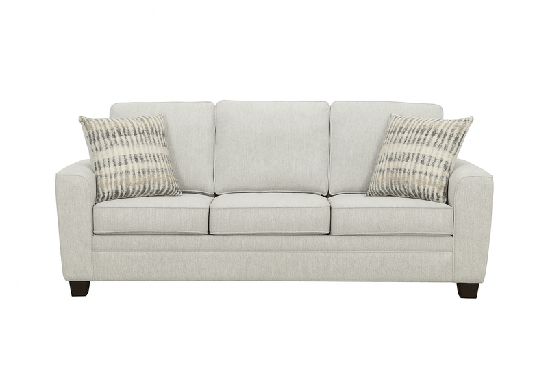 Confa Grey Sofa with Two Pillows - Al Rugaib Furniture