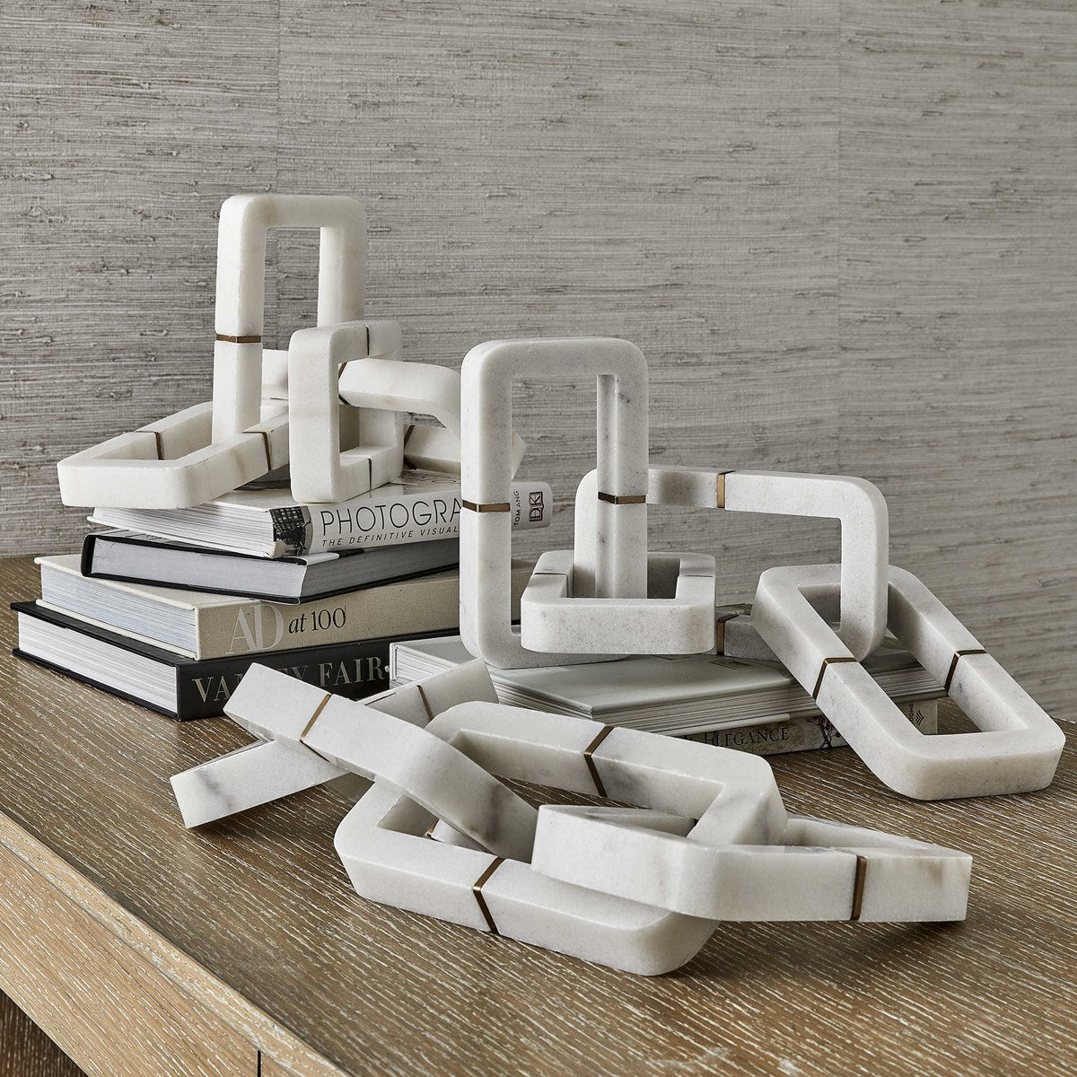 Connection Sculpture - White Marble - Al Rugaib Furniture