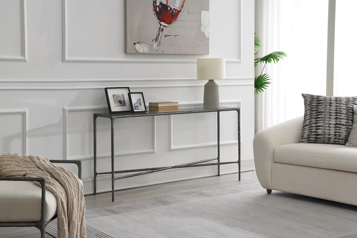Console Table with Glass Top Consoles & Sideboards| AlRugaib Furniture