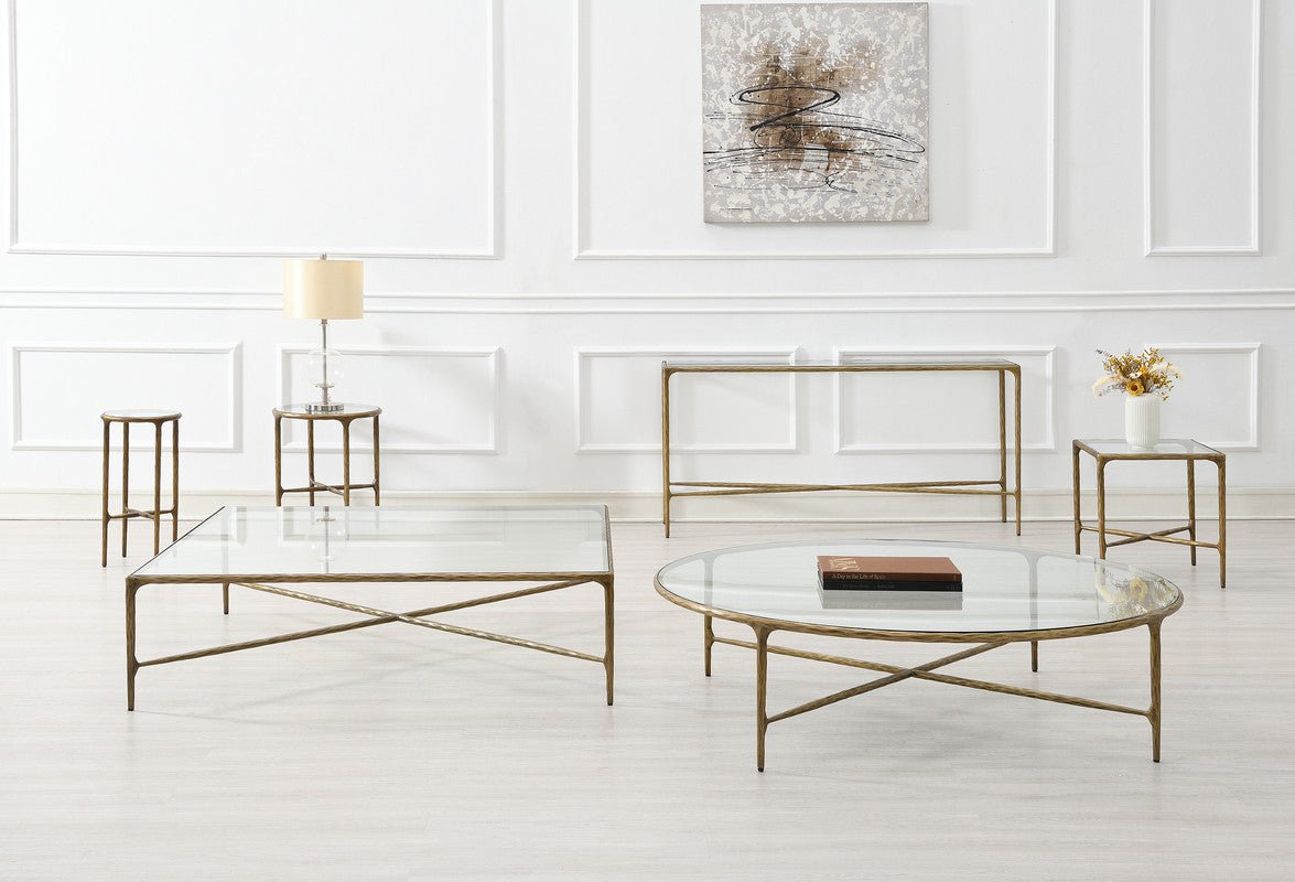 Console Table with Glass Top Consoles & Sideboards| AlRugaib Furniture