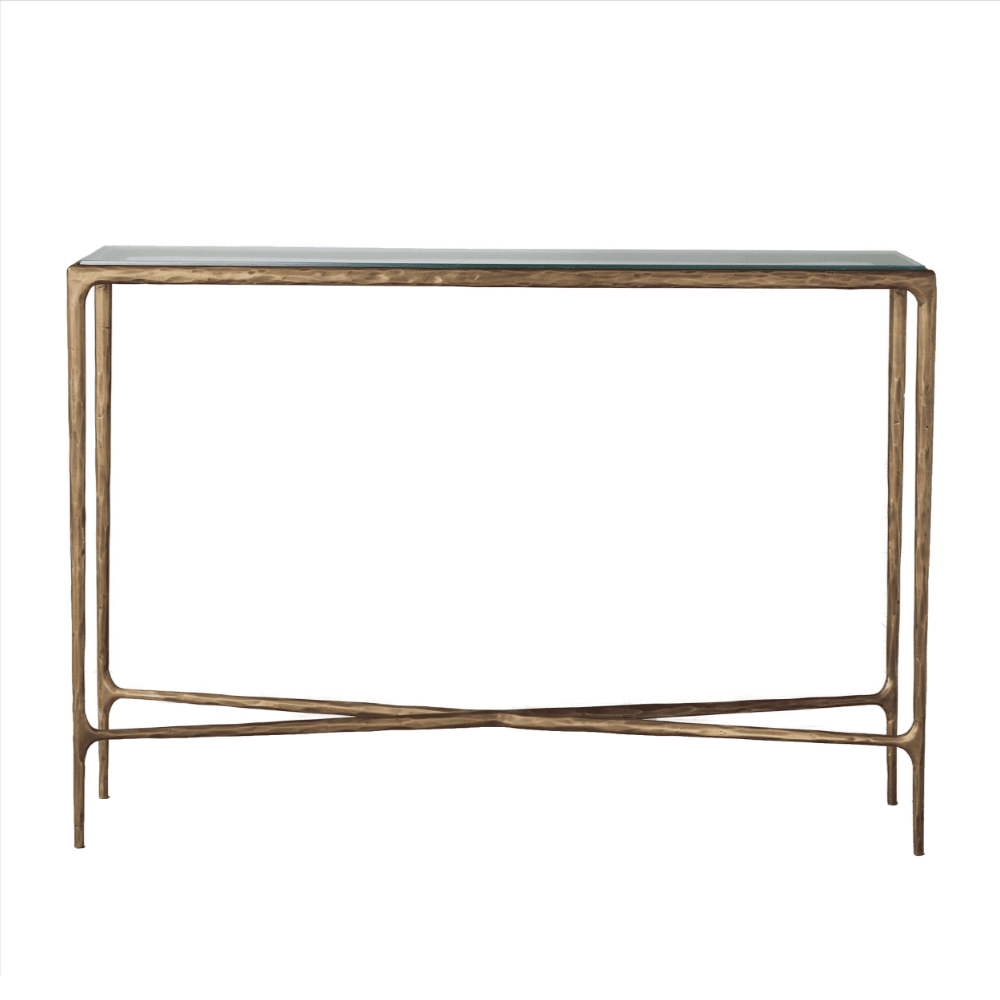 Console Table with Glass Top Consoles & Sideboards| AlRugaib Furniture
