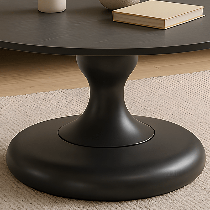 Contemporary Black Ceramic Coffee & End Tables – 7 Pieces Table Sets| Otath