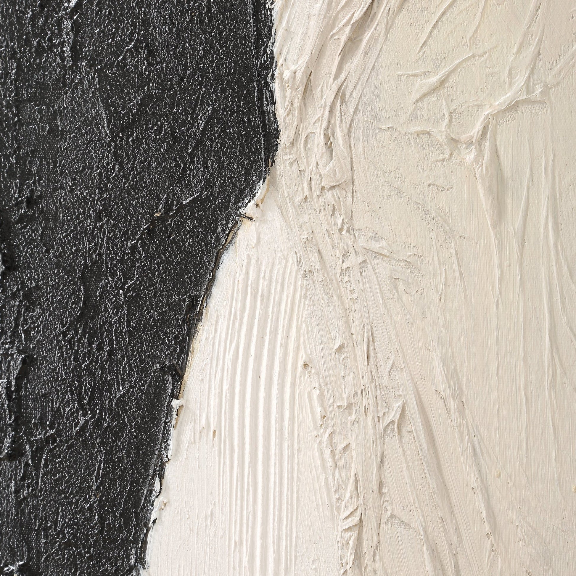 CONTEMPORARY B&W Hand Painted Canvas S/2 Paintings & Pictures| Uttermost