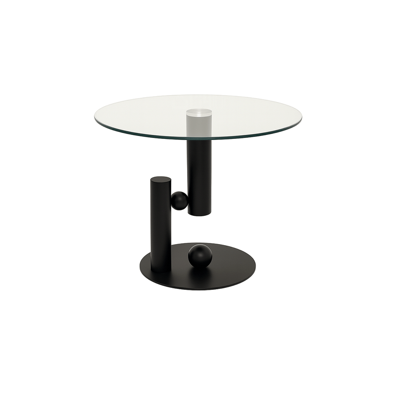 Contemporary Glass Coffee & End Tables – Sleek Black Design - Al Rugaib Furniture