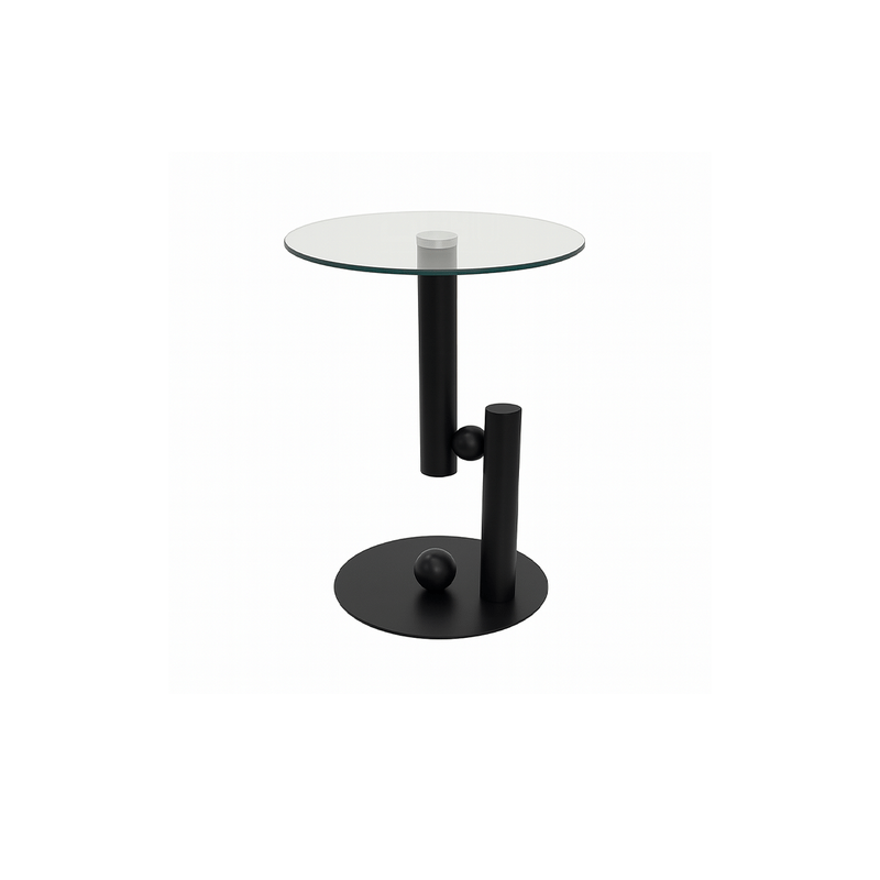 Contemporary Glass Coffee & End Tables – Sleek Black Design - Al Rugaib Furniture