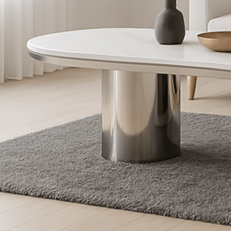 Contemporary Marble Coffee Table with Unique Design - Al Rugaib Furniture