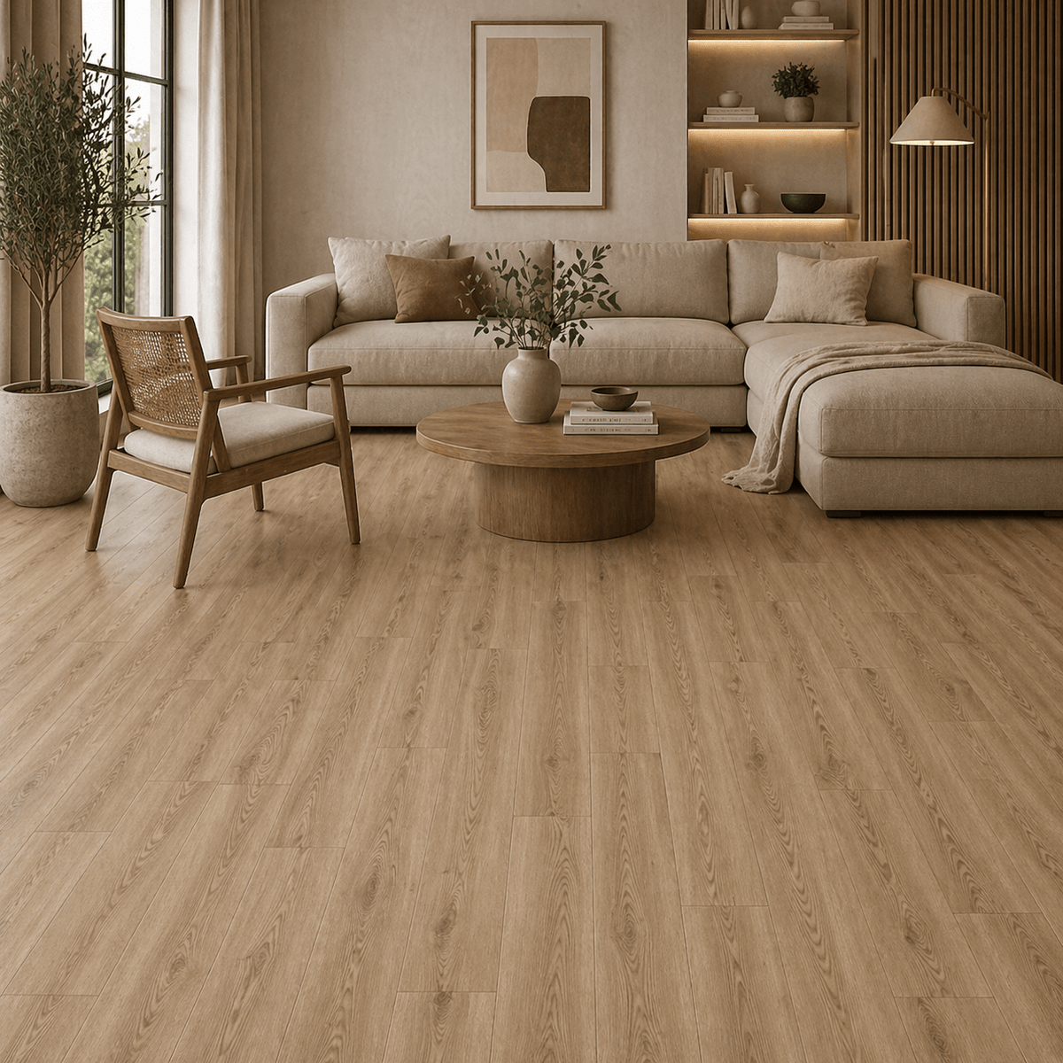 Contemporary Oak Natural Glue down Carpet Tile Box-0 Tiles P Tiles| Tarkett