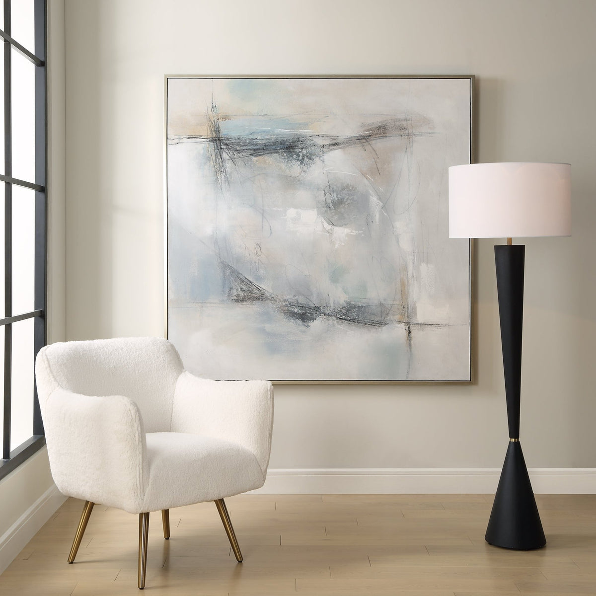 Contort Hand Painted Abstract Art Paintings & Pictures| Uttermost