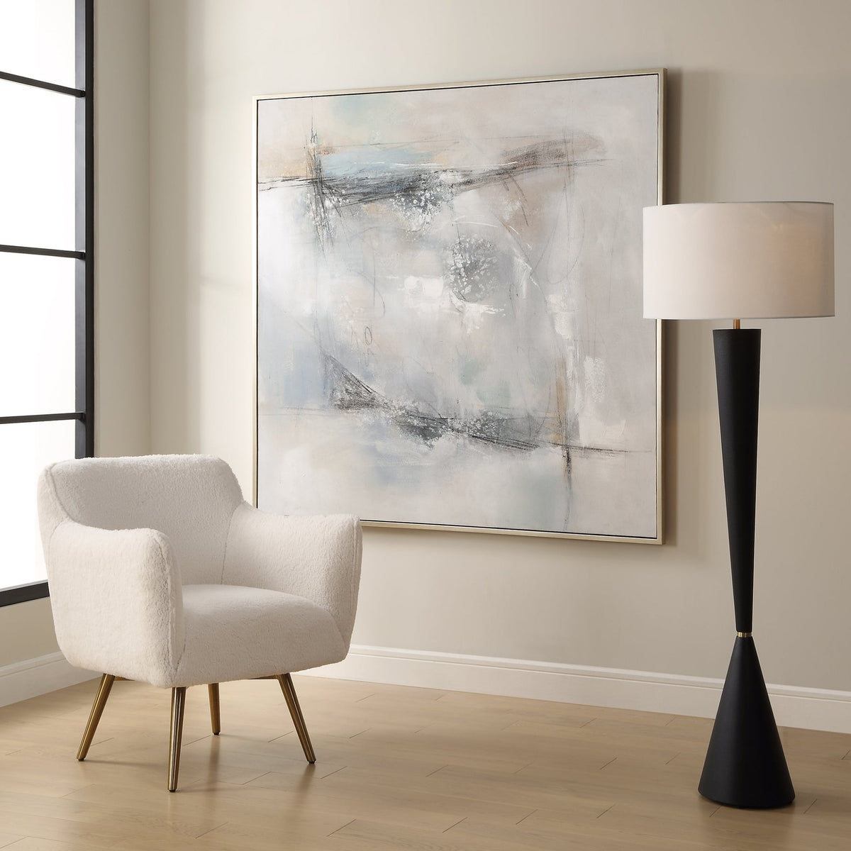 Contort Hand Painted Abstract Art Paintings & Pictures| Uttermost