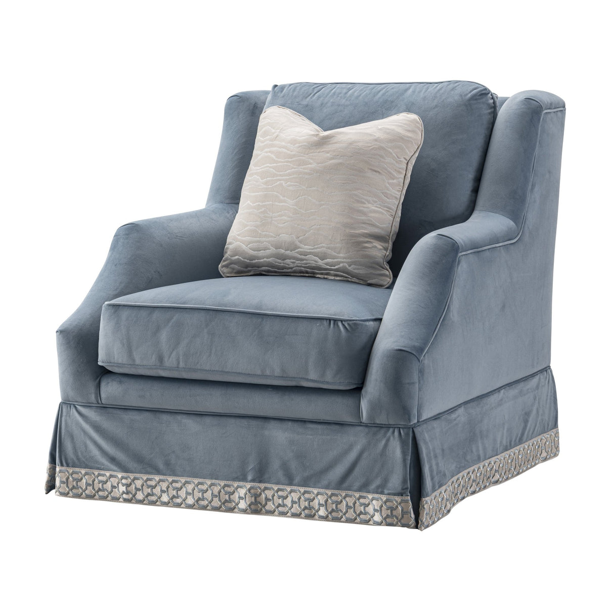 Copacabana Blue Accent Chair Chairs| Roots Furniture