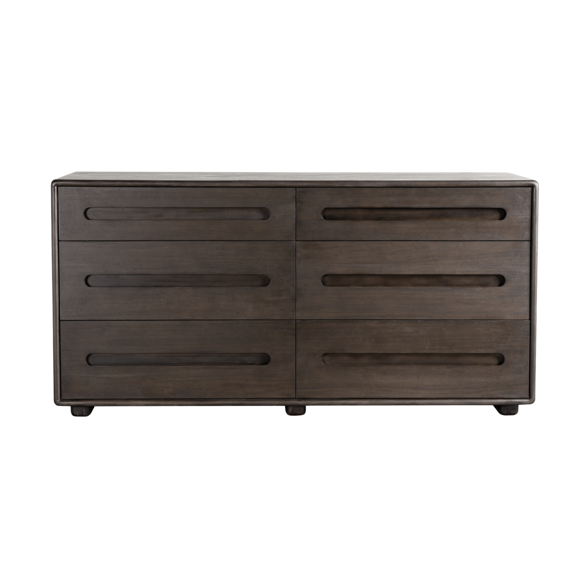 Cora Dark 6-Drawer Dresser Dressers| Roots Furniture