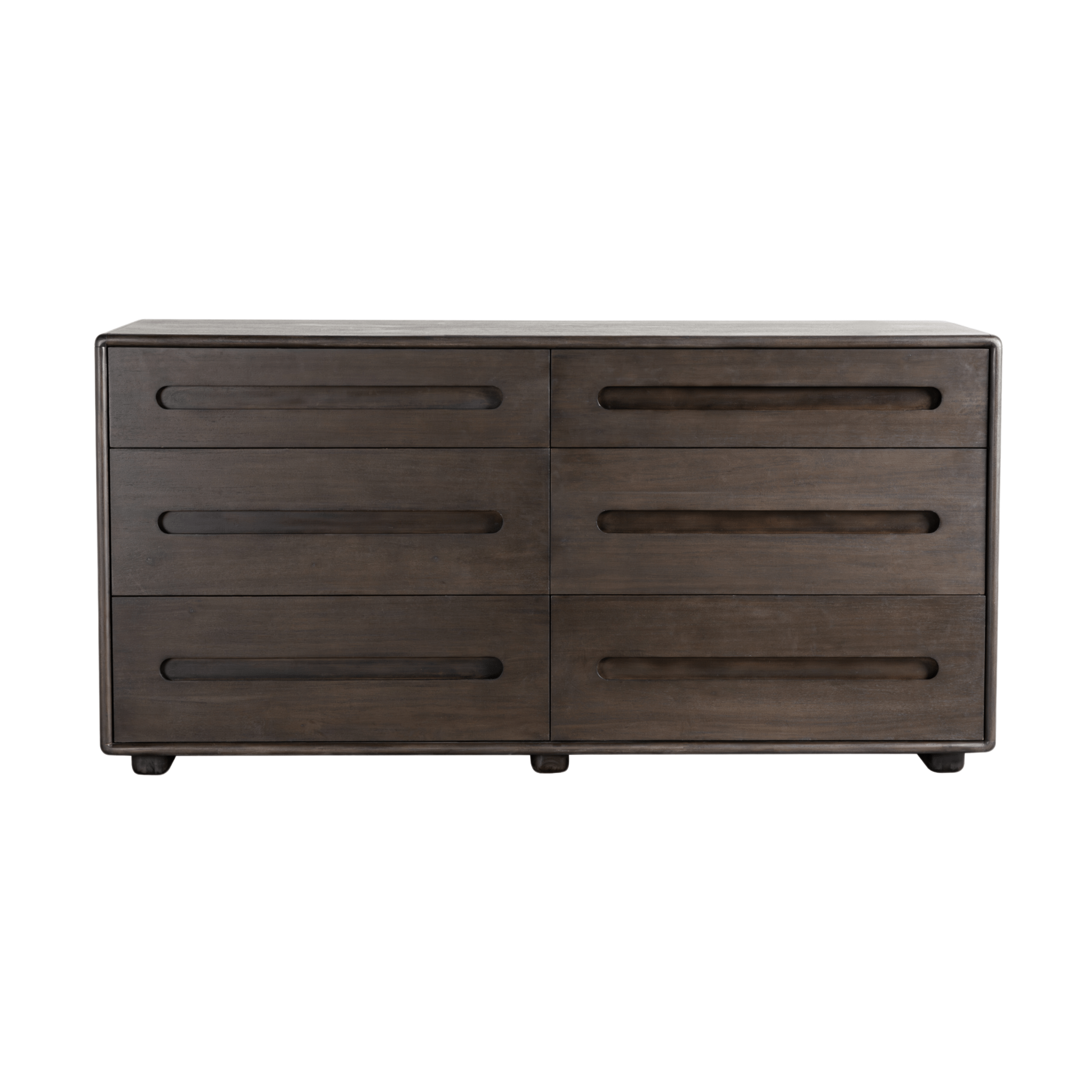 Cora Dark 6-Drawer Dresser Dressers| Roots Furniture