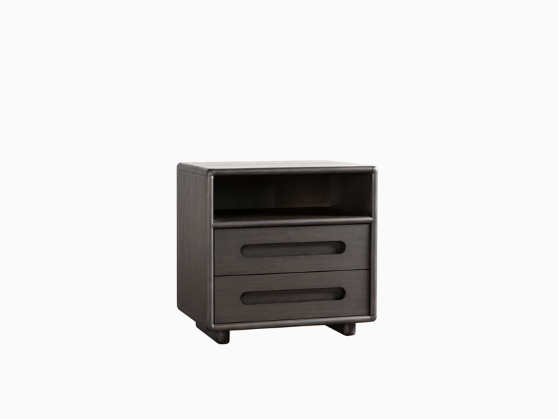 Cora Dark Nightstand - Al Rugaib Furniture