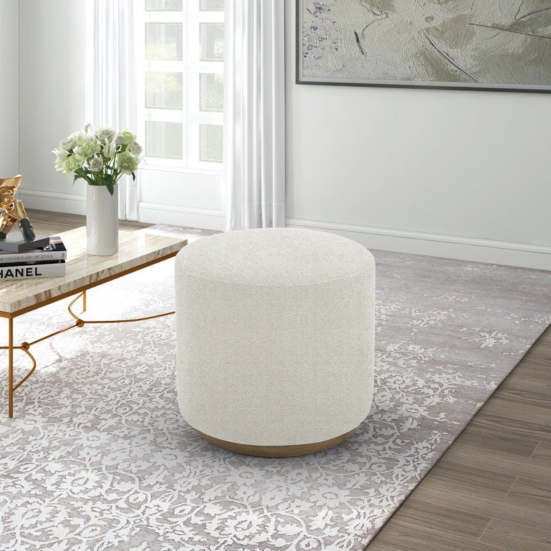 Cora Grey Ottoman Ottomans| Roots Furniture
