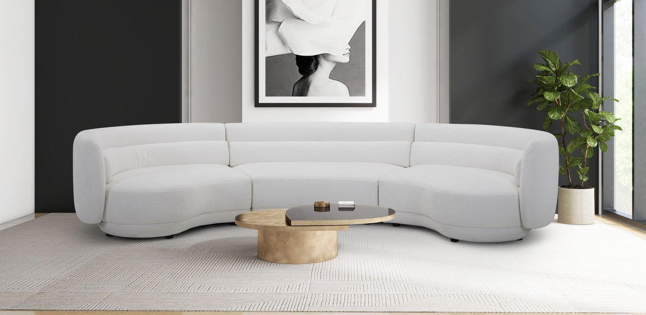 Coraline White Sofa Sectionals| Roots Furniture