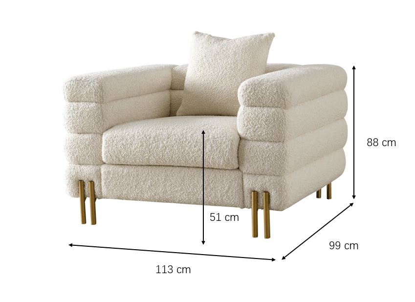 Cordelia Boucle Chair Chairs| Roots Furniture