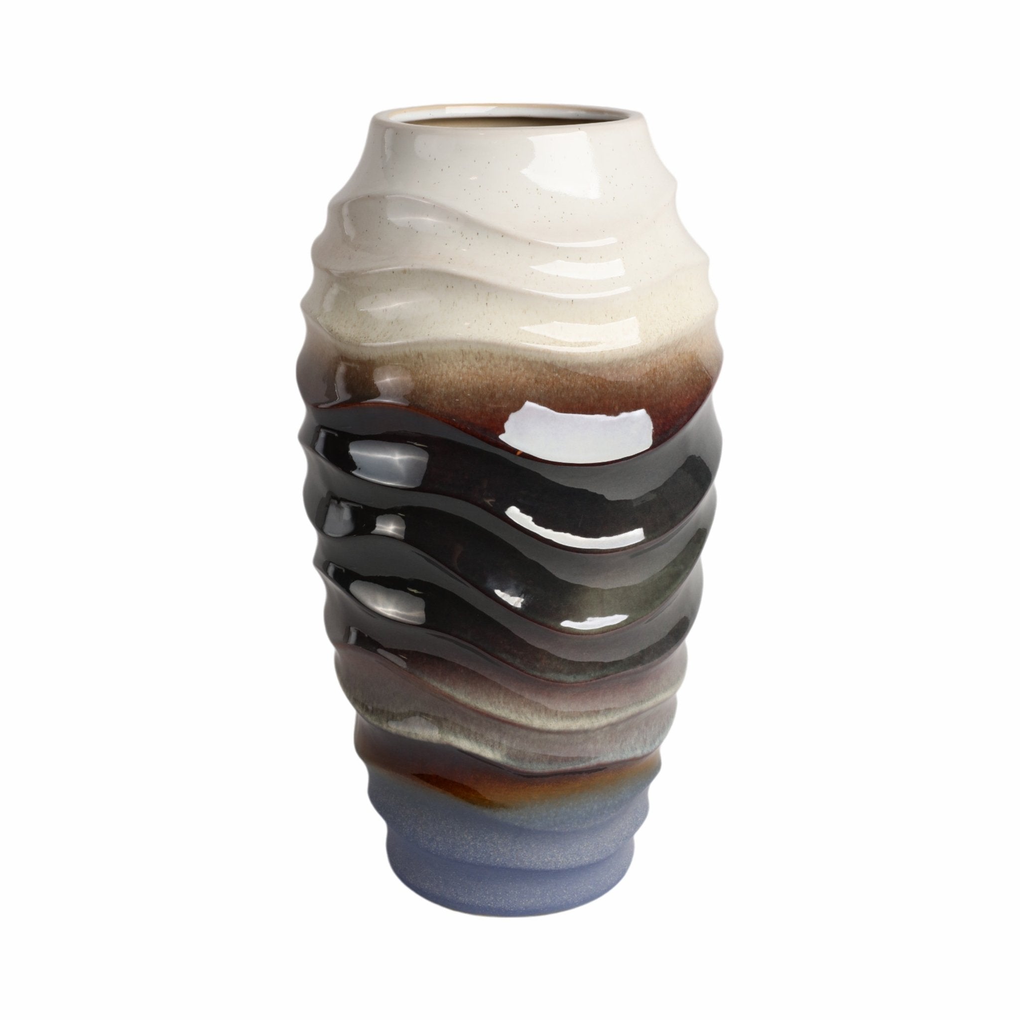 Cordoba Cream Vase Vases and Jars| Sagebrook Home
