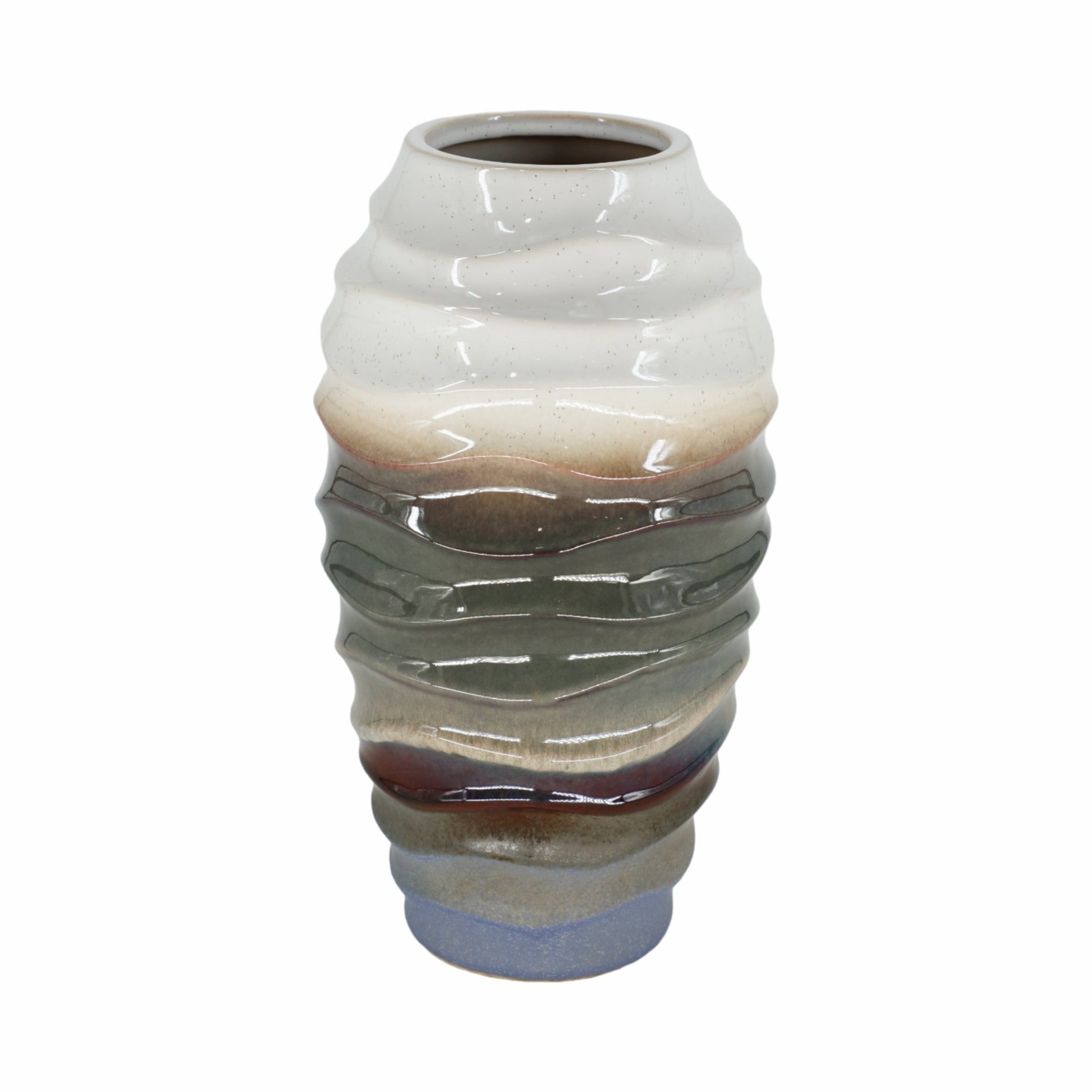 Cordoba Cream Vase Vases and Jars| Sagebrook Home