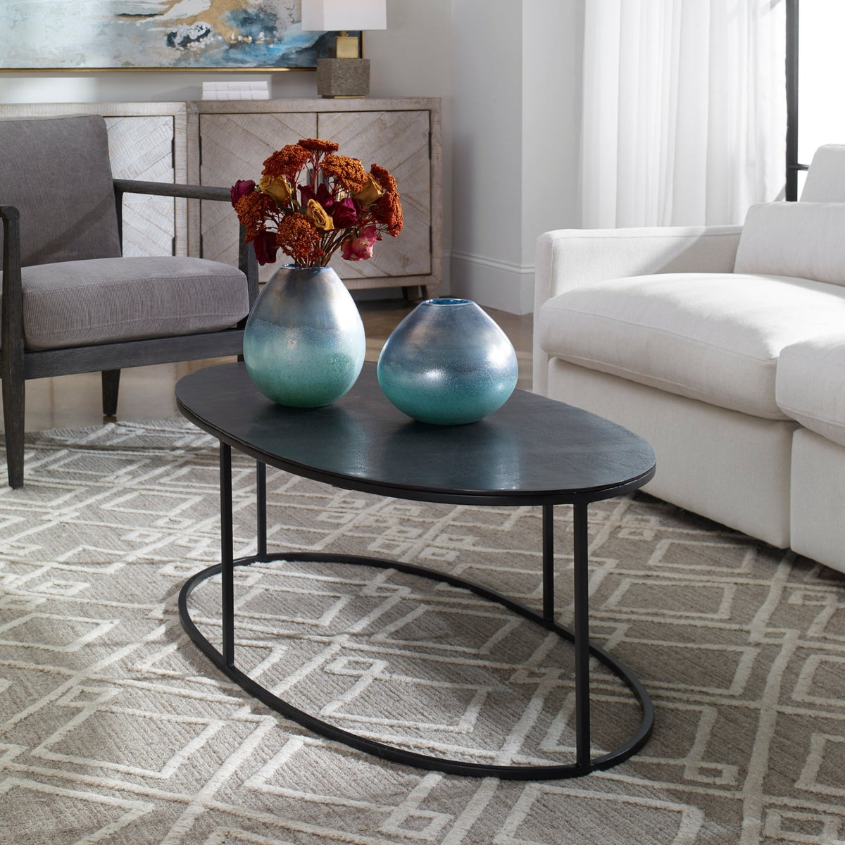 Coreene Oval Coffee Table Coffee Tables| Uttermost