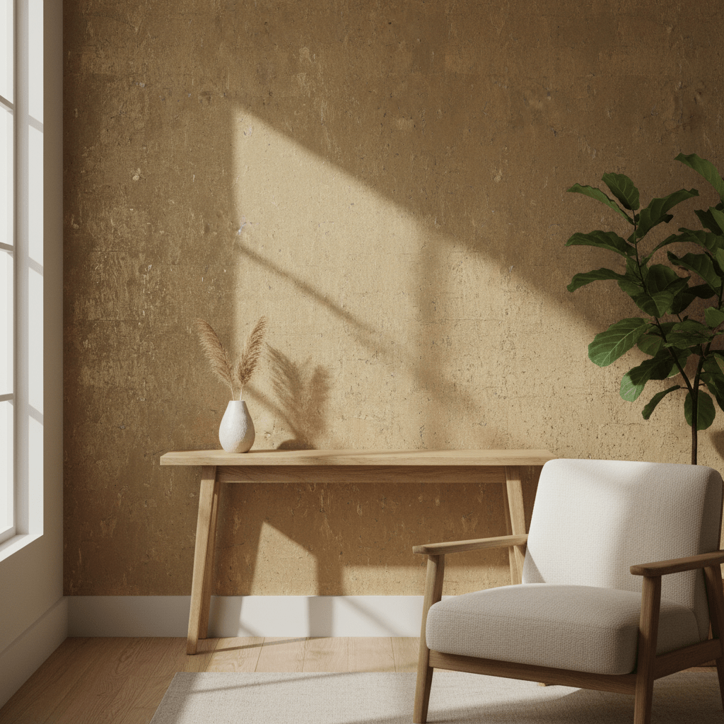 CORK,Natural Cork Wallpaper Wallpaper| Thibaut Design