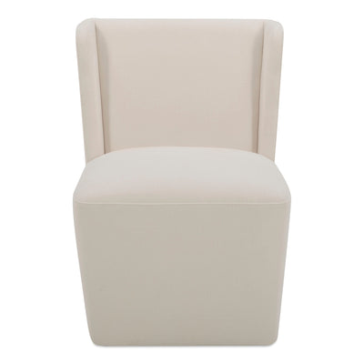 CORMAC ROLLING DINING CHAIR PERFORMANCE FABRIC - Al Rugaib Furniture