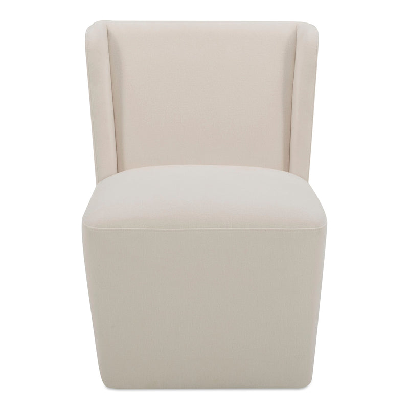 CORMAC ROLLING DINING CHAIR PERFORMANCE FABRIC - Al Rugaib Furniture