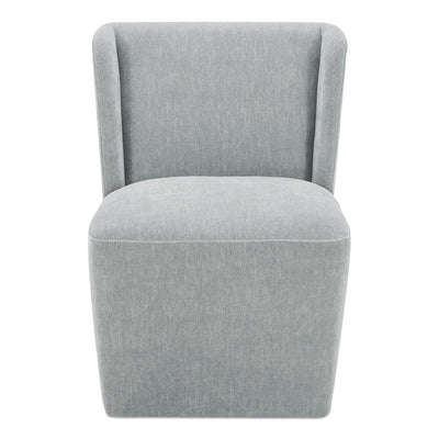 CORMAC ROLLING DINING CHAIR PERFORMANCE FABRIC - Al Rugaib Furniture