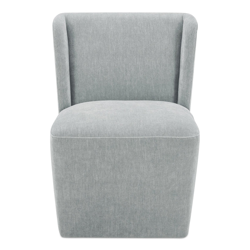 CORMAC ROLLING DINING CHAIR PERFORMANCE FABRIC - Al Rugaib Furniture