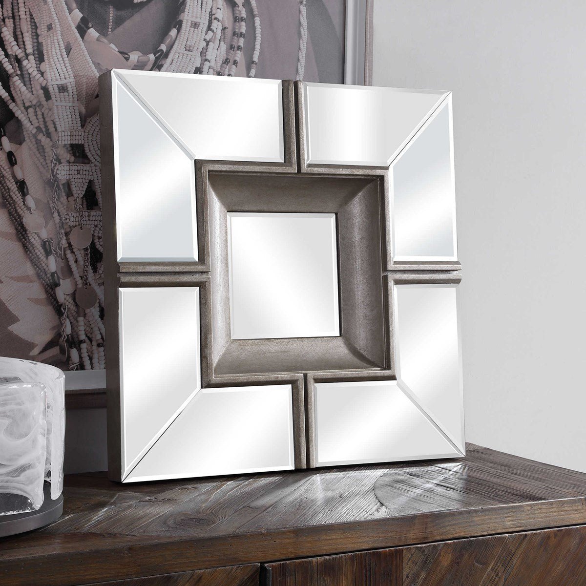 Corner Key Mirror Mirrors| Uttermost