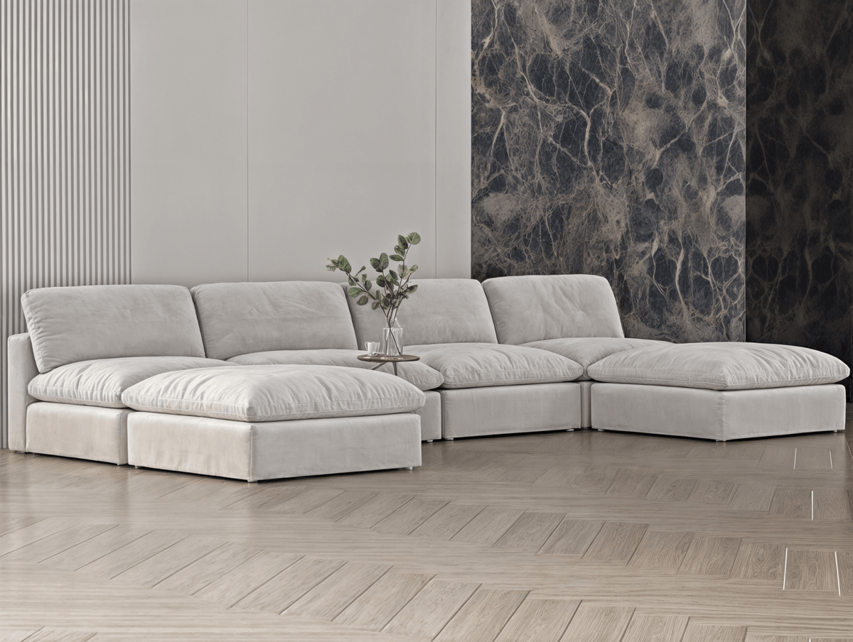 Corner sofa model "Nokhba" size 330×140×140 Sectionals| Oak