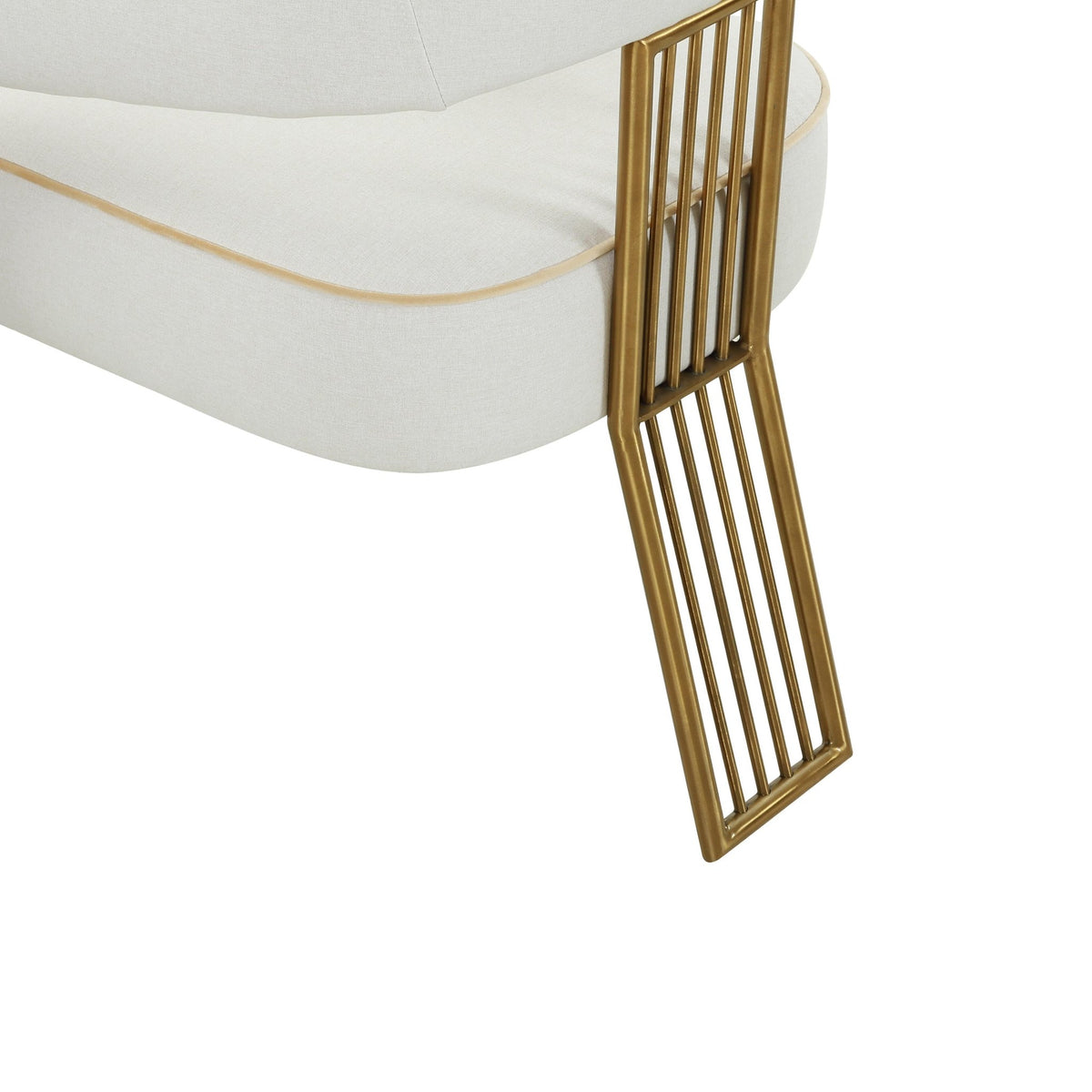Corralis Cream Performance Linen Dining Chair Dining Chairs| TOV